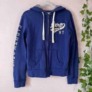 Vintage Blue Aeropostale Boyfriend Hoodie